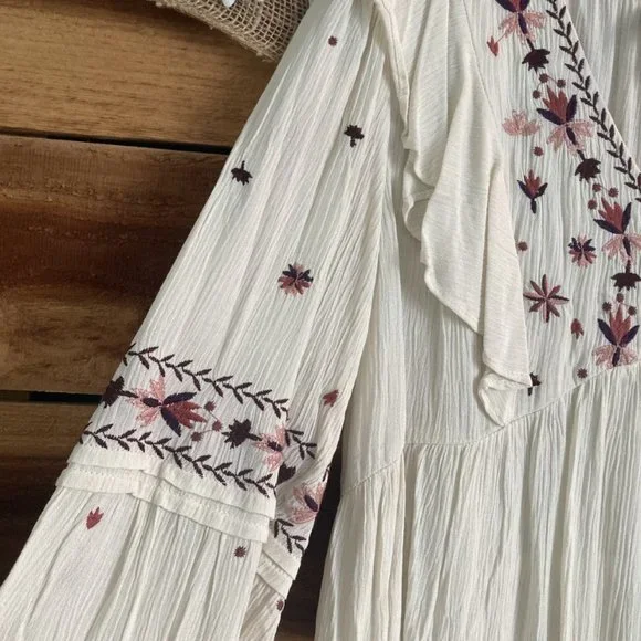 Knox Rose cream colored long sleeve top, size XS - Picture 4 of 6